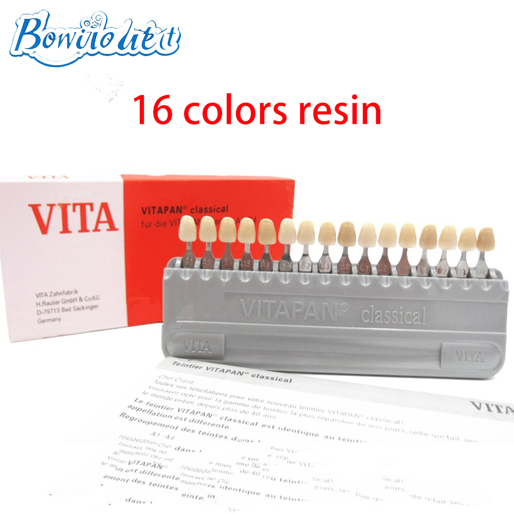 Teeth Whitening Kit Professional - VITA 16 Colors Teeth Shade Guide