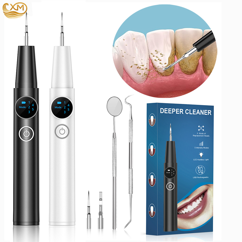 Teeth Whitening Kit Professional - Ultrasonic Scaler Plaque Remover for Teeth