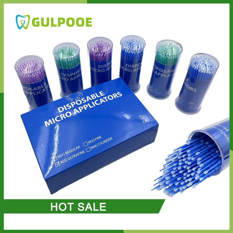 Teeth Whitening Home - GULPOOE Disposable Micro Brush Dental Micro