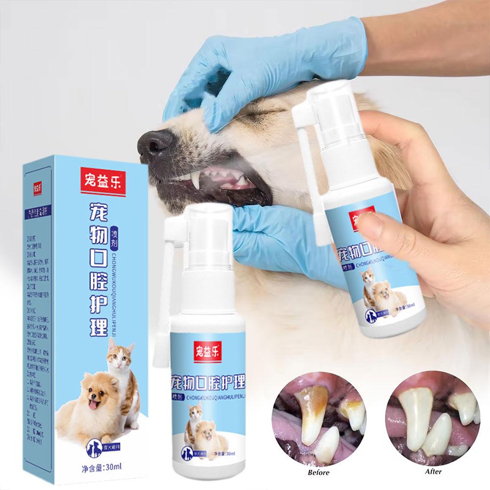 Teeth Whitening Foam - Pet Oral Spray Clean Teeth Deodorize