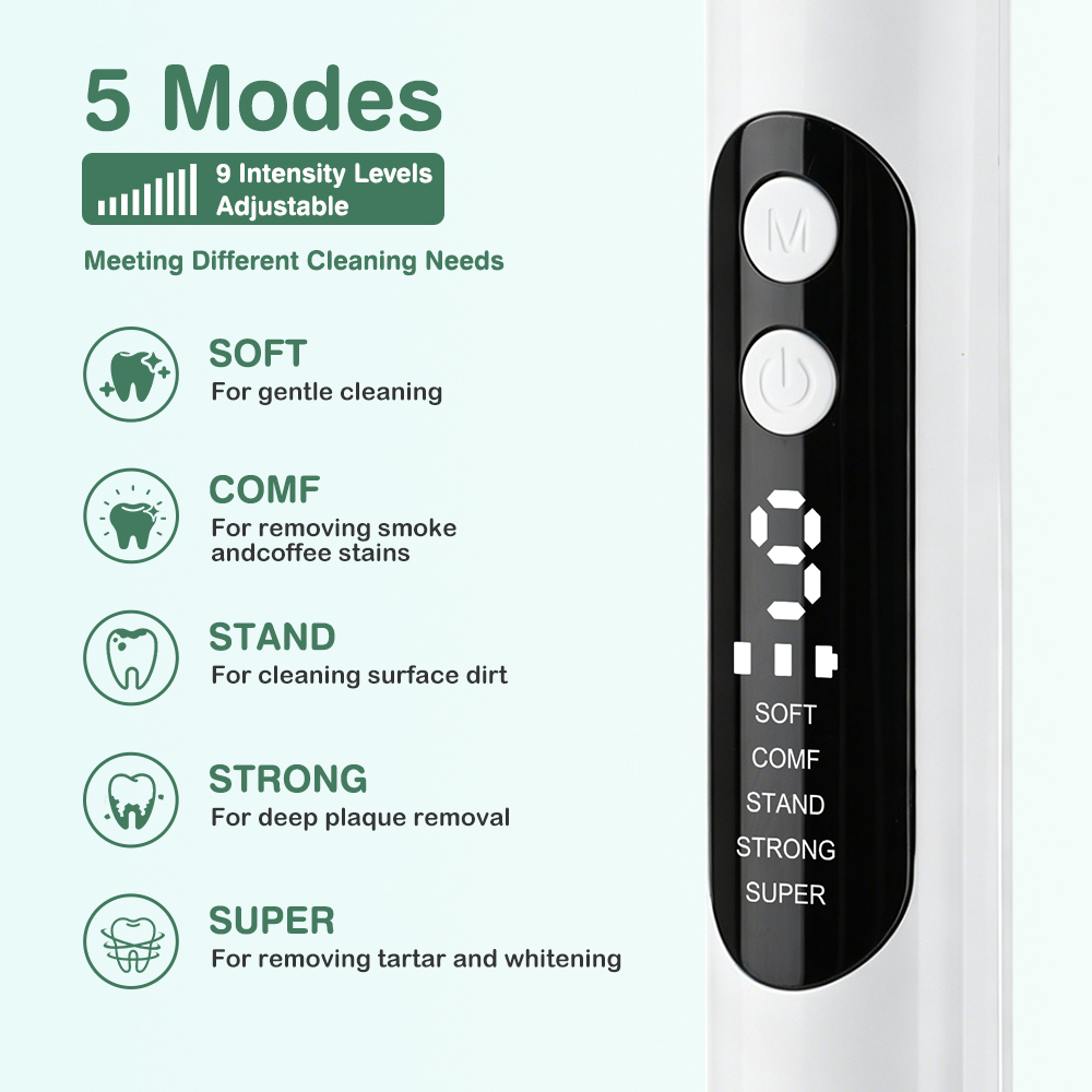 Electric Tooth Cleaner Ultraso - Teeth Whitening Kit Professional ulasan dan harga
