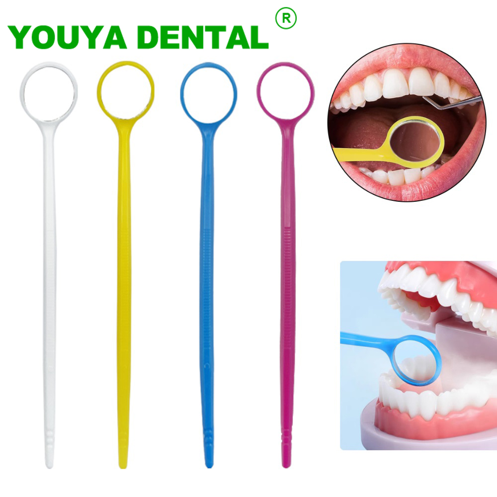 100pcs Dental Mouth Mirror Dis - Teeth Whitening Home ulasan dan harga