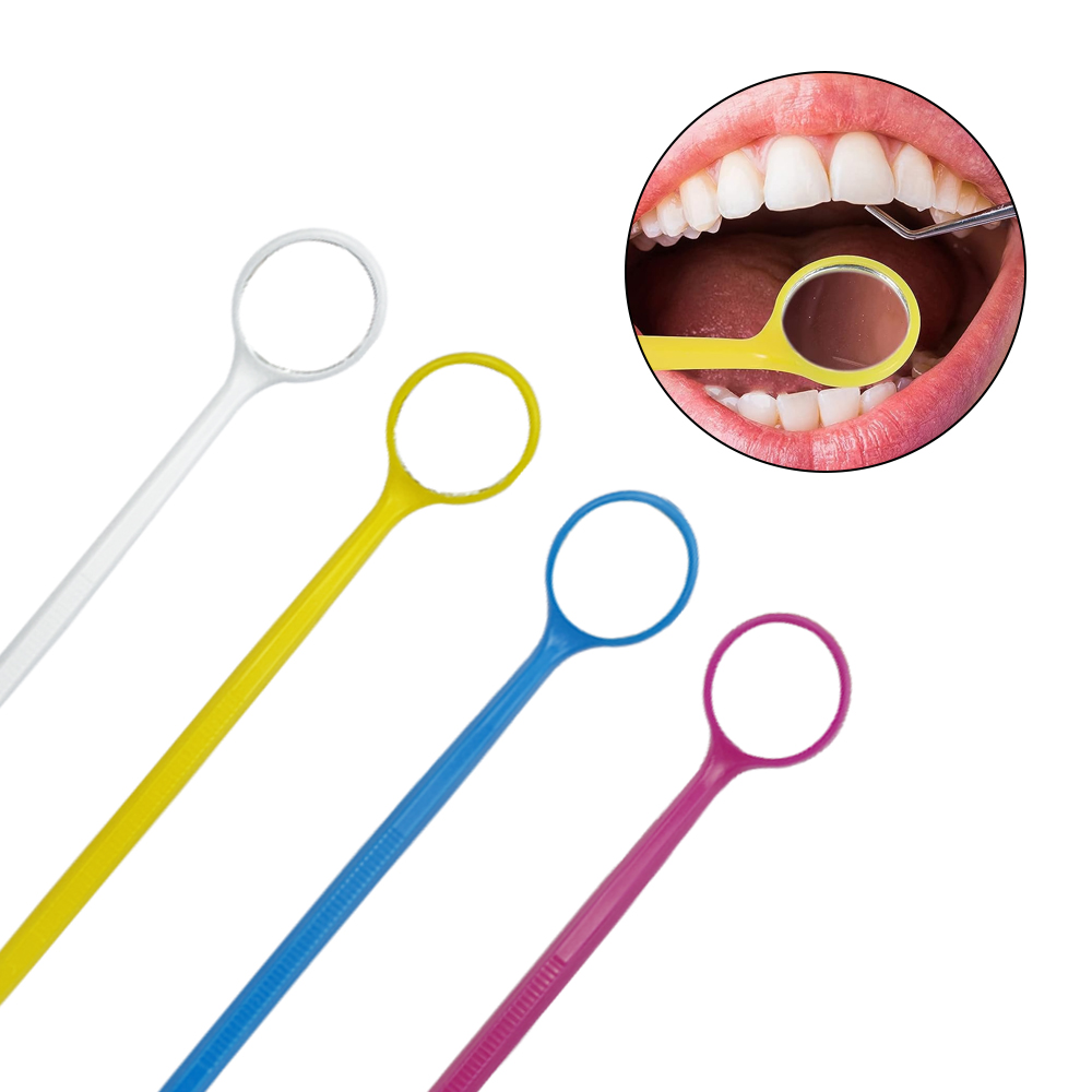 100pcs Dental Mouth Mirror Dis - Teeth Whitening Home ulasan dan harga