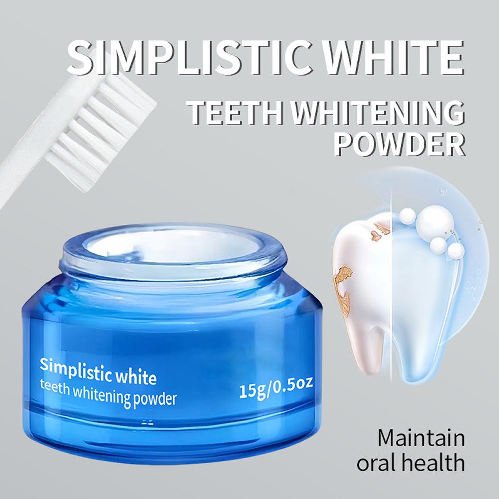 Simplistic White Teeth Whiteni - Teeth Whitening Bleach ulasan dan harga