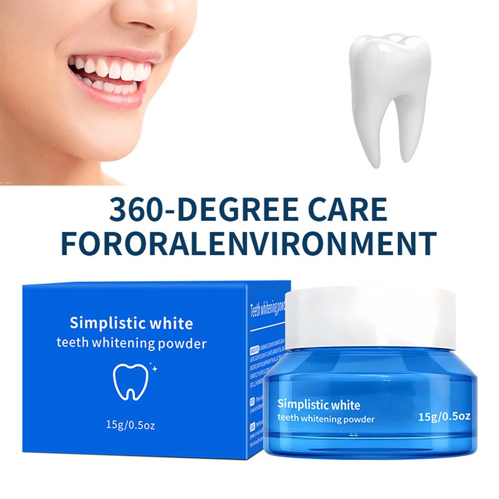 Simplistic White Teeth Whiteni - Teeth Whitening Bleach ulasan dan harga