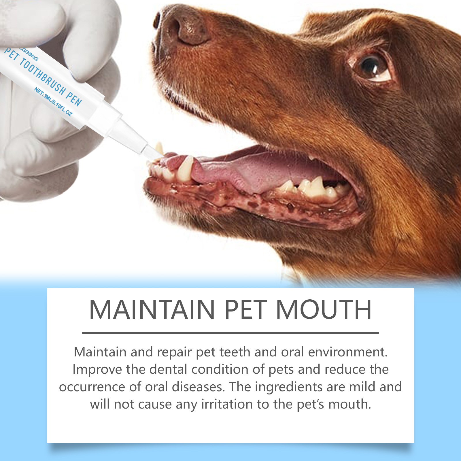 Oral Cleaning Gel Pen For Dogs - Teeth Whitening Toothpaste ulasan dan harga