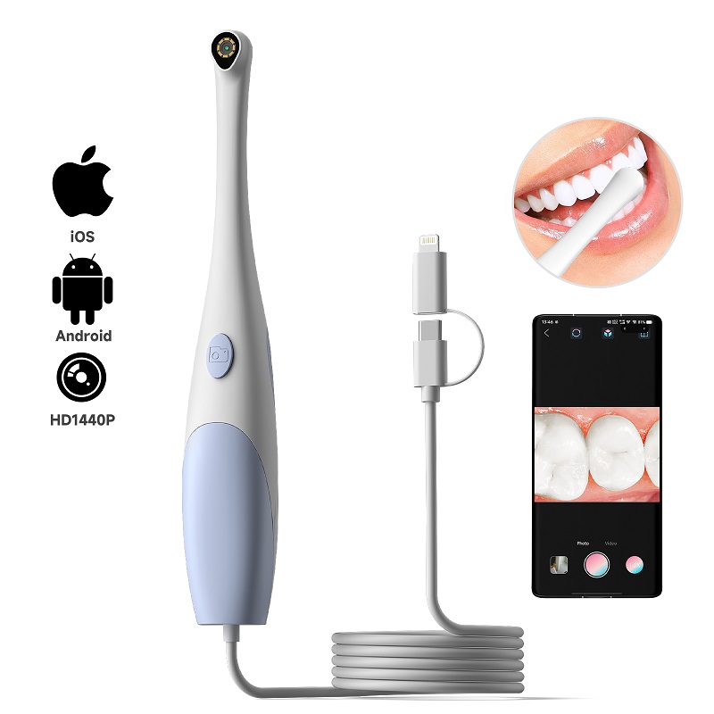 Oral Endoscope Camera 1440P Ph - Teeth Whitening Video ulasan dan harga