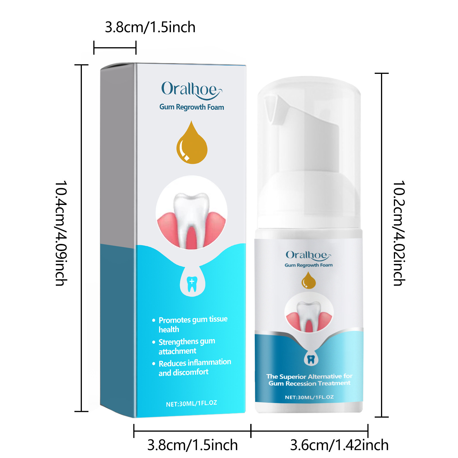 Gum Repair Foam Mousse Toothpa - Teeth Whitening Foam ulasan dan harga