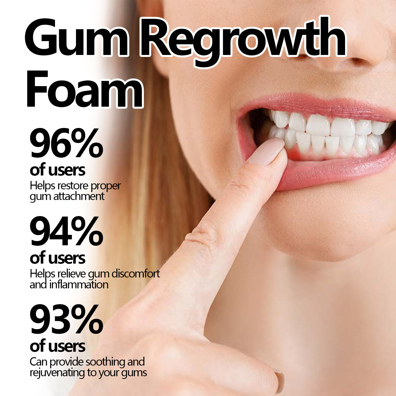 Gum Repair Foam Mousse Toothpa - Teeth Whitening Foam ulasan dan harga