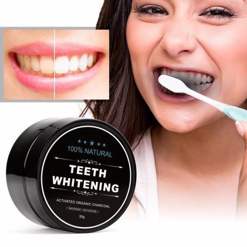 1 Box Activated Charcoal Teeth - Teeth Whitening Charcoal ulasan dan harga