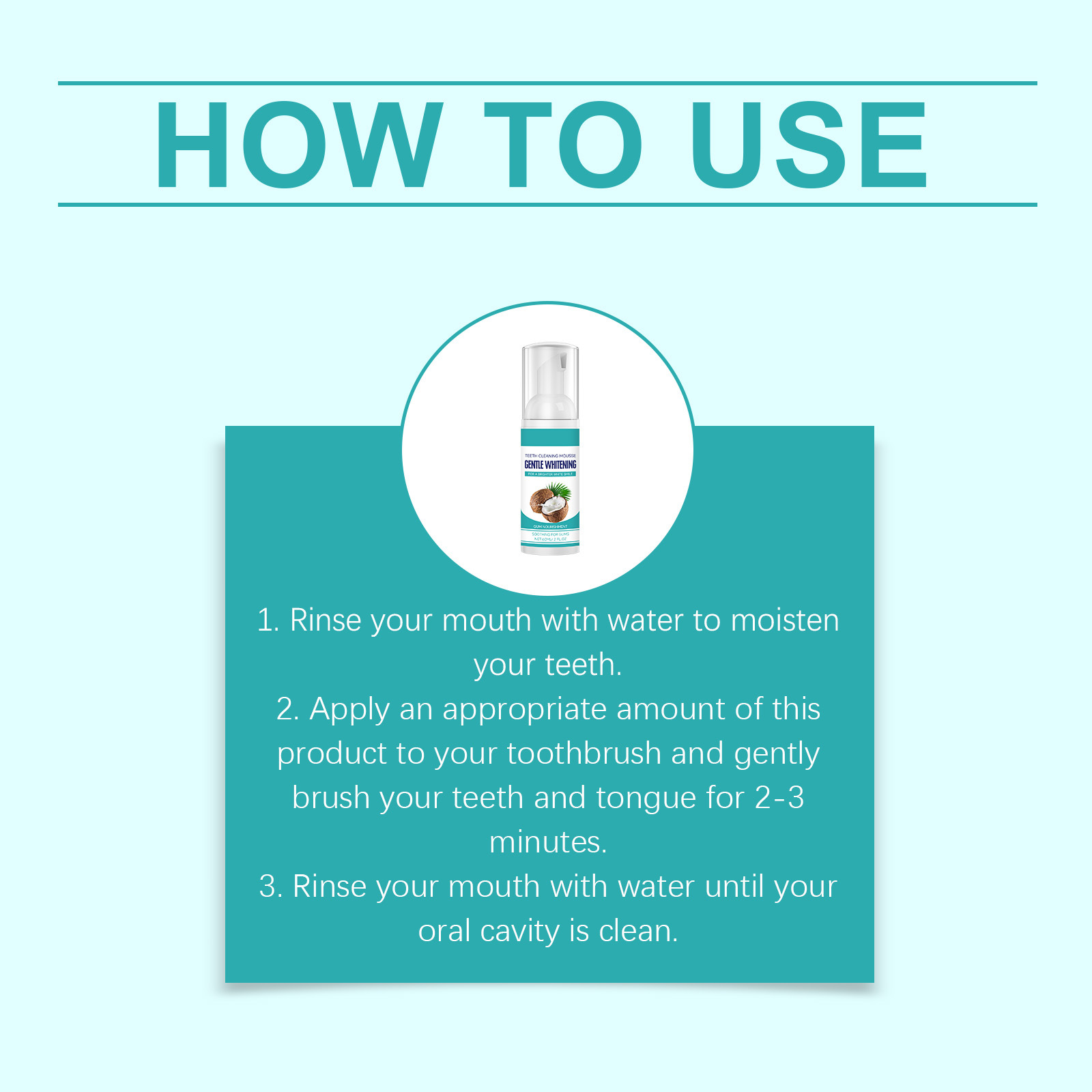 Coconut Oil Teeth Cleaning Mou - Teeth Whitening Foam ulasan dan harga