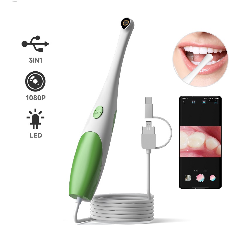 TYPE-C Visual Oral Camera 3in1 - Teeth Whitening Video ulasan dan harga