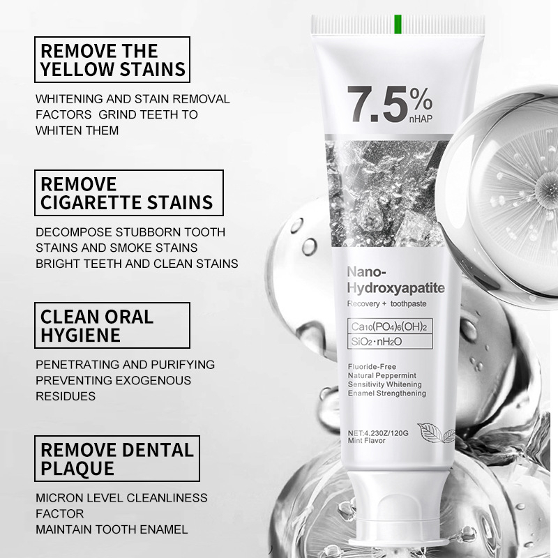 7.5% Hydroxyapatite Probiotic  - Teeth Whitening Toothpaste ulasan dan harga