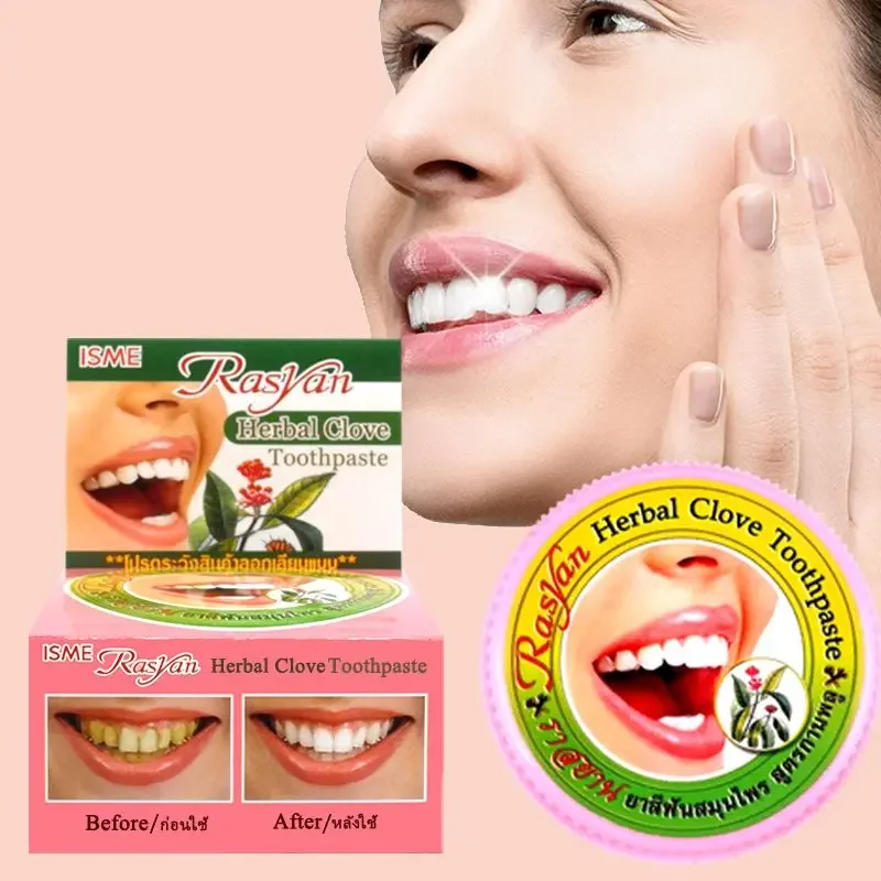 Thai Clove/coconut Tooth Powde - Teeth Whitening Essence ulasan dan harga