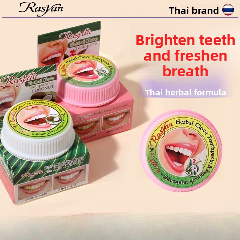 Thai Clove/coconut Tooth Powde - Teeth Whitening Essence ulasan dan harga